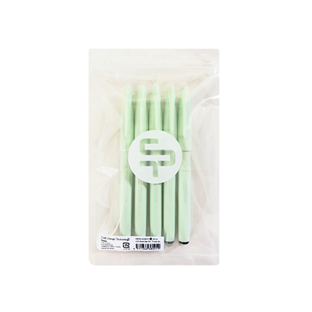 CDT Brush Sign Pen 5-Pack Assorted Colors