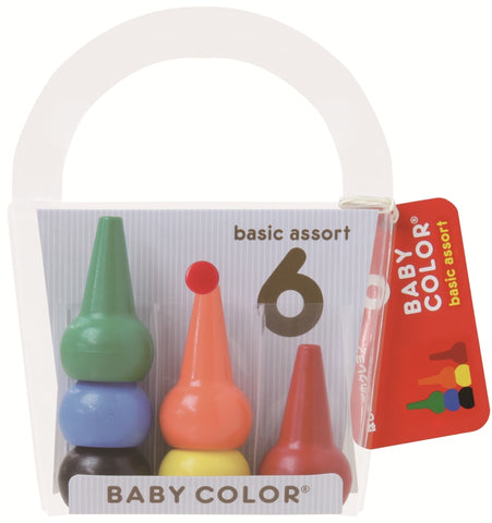 Baby Colour Crayons (pack of Six)