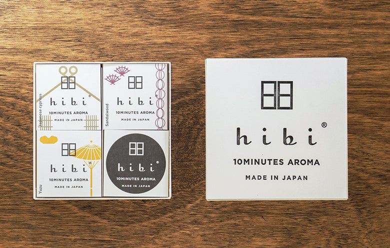 HIBI 10 minute incense Gift Collection 3 fragrances